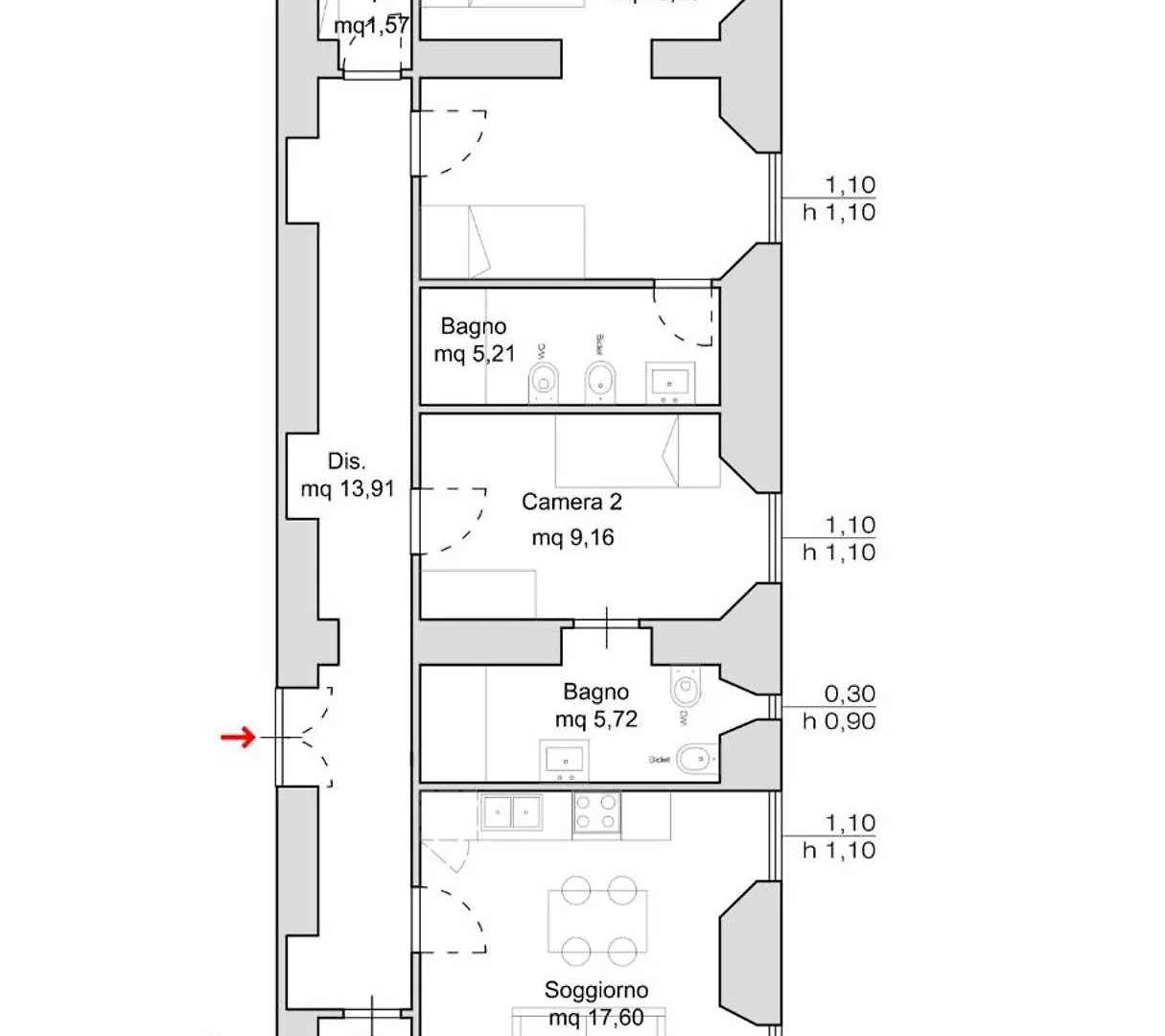 Sweet House Via Dei Gracchi Apartment Rome 0*,